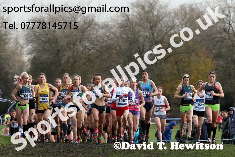 Senior Women and under-23 Womens 2017 British Athletics Liverpool Cross Challenge, Sefton Park, Liverpool. Photo:  David T. Hewitson/Sports for All Pics